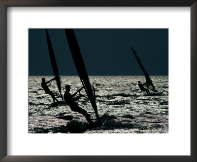 Windsurfing At Cape Hatteras National Seashore by Raymond Gehman Pricing Limited Edition Print image