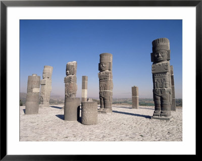 Toltec Statues, Tula, Mexico, North America by Adina Tovy Pricing Limited Edition Print image