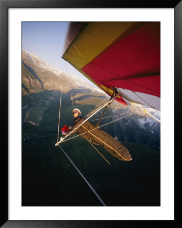 Hang Gliding With Wing-Mounted Camera Over Telluride by Skip Brown Pricing Limited Edition Print image