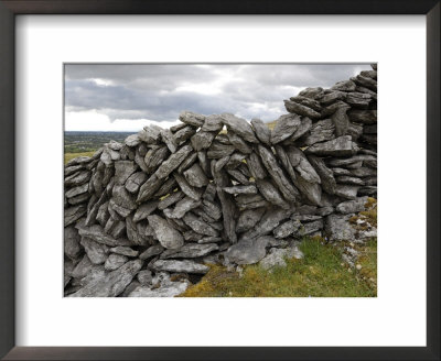 Dry Stone Wall On The Burren, County Clare, Munster, Republic Of Ireland by Gary Cook Pricing Limited Edition Print image