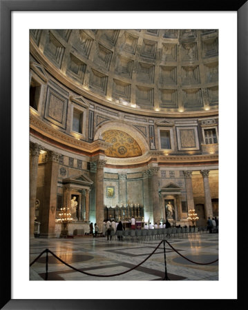 Interior Of The Pantheon, Rome, Lazio, Italy by Roy Rainford Pricing Limited Edition Print image