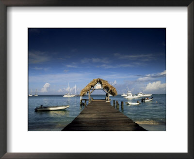 The Jetty, Pigeon Point, Tobago, West Indies, Caribbean, Central America by Julia Bayne Pricing Limited Edition Print image