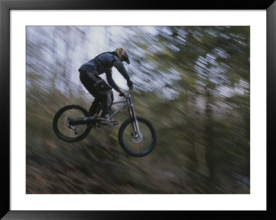 A Boy Flies Through The Air On His Mountain Bike by Roy Gumpel Pricing Limited Edition Print image