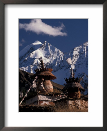 Chortens At Dolpo, Nepal by Vassi Koutsaftis Pricing Limited Edition Print image