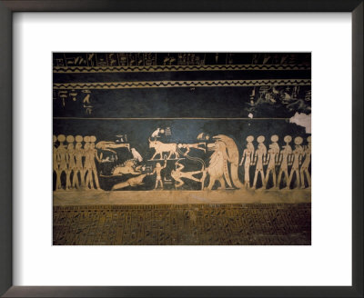 Interior, Tomb Of The Pharaoh Sethi I, Valley Of The Kings, Thebes, Egypt, North Africa, Africa by Richard Ashworth Pricing Limited Edition Print image