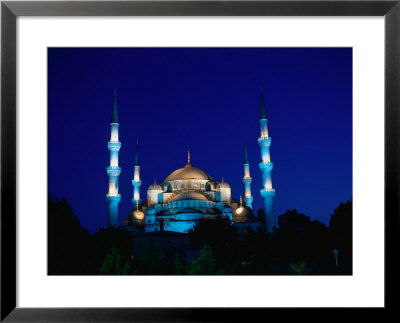The Blue Mosque Of Sultan Ahmed I And Hagia Sophia Or Ayasofya, Istanbul, Istanbul, Turkey by Izzet Keribar Pricing Limited Edition Print image