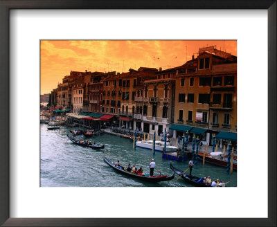 Grand Canal And Riva Del Vin, Venice, Veneto, Italy by Roberto Gerometta Pricing Limited Edition Print image