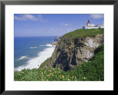 Cabo Da Roca's Westernmost Point, Sintra-Cascais Natural Park, Estremadura, Portugal by Robert Francis Pricing Limited Edition Print image