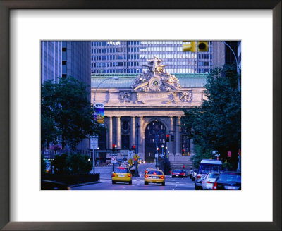 Street Outside Grand Central Station, New York City, New York by Christopher Groenhout Pricing Limited Edition Print image