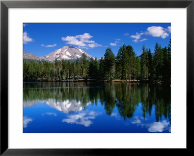 Mt. Lassen And Reflection Lake, California by John Elk Iii Pricing Limited Edition Print image