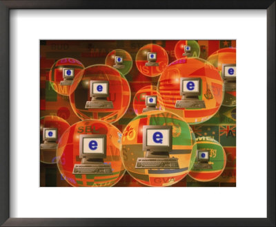 Global E-Business Networking by Carol & Mike Werner Pricing Limited Edition Print image