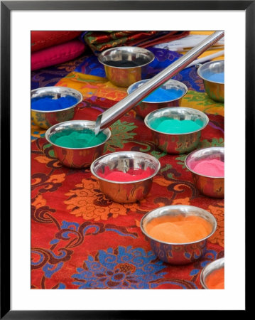 Colored Sand Used By Tibetan Monks For Sand Painting, Savannah, Georgia, Usa by Joanne Wells Pricing Limited Edition Print image