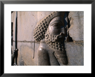 Bas-Relief Carved Head, Fars, Iran by Phil Weymouth Pricing Limited Edition Print image