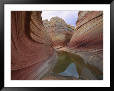 Erosion Has Created A Swirling Pattern In The Rocks by Melissa Farlow Pricing Limited Edition Print image