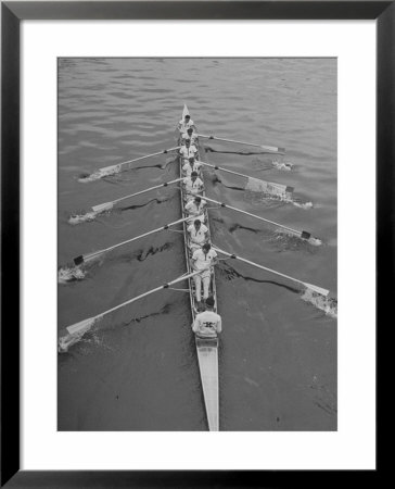 Kent School Rowing Crew Practicing For The Royal Henley Regatta by George Silk Pricing Limited Edition Print image