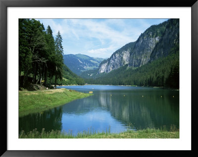 Lac Montriond, Morzine, Rhone Alpes, France by Ethel Davies Pricing Limited Edition Print image