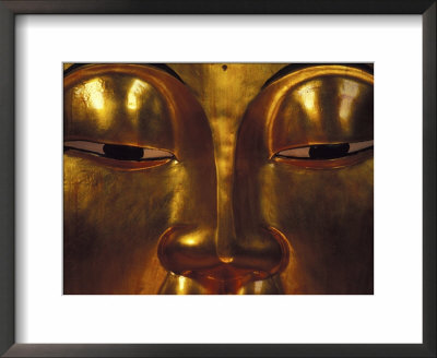 Golden Temple Buddha At Cemetary, Hong Kong by Michele Westmorland Pricing Limited Edition Print image
