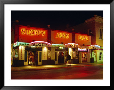 Sloppy Joe's Bar, Duval Street, Key West, Florida, Usa by Fraser Hall Pricing Limited Edition Print image