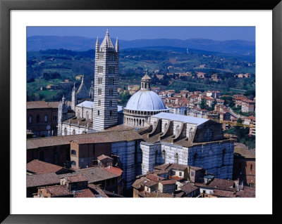 Rooftops And Siena Cathedral Siena, Tuscany, Italy by Glenn Beanland Pricing Limited Edition Print image