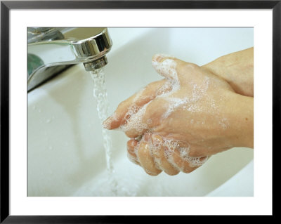 Washing Hands With Soap And Water by Taylor S. Kennedy Pricing Limited Edition Print image