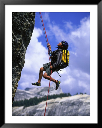 Boy Rock Climbing, California by Greg Epperson Pricing Limited Edition Print image