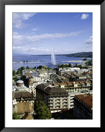 View Over The City, Geneva, Switzerland, Europe by Michael Jenner Pricing Limited Edition Print image