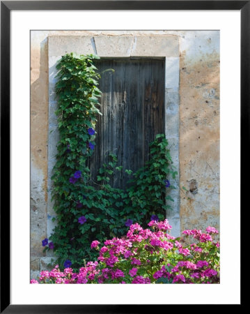 Detail Of Old House, Assos, Kefalonia, Ionian Islands, Greece by Walter Bibikow Pricing Limited Edition Print image