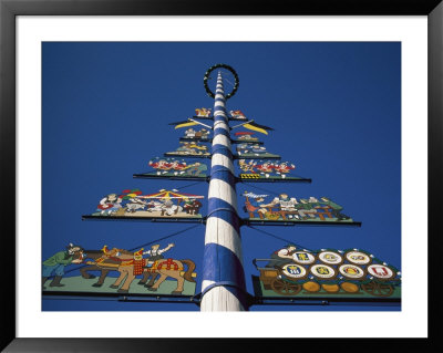 A View Of Munich's Maypole With The Professions Of The City Symbolised by Taylor S. Kennedy Pricing Limited Edition Print image