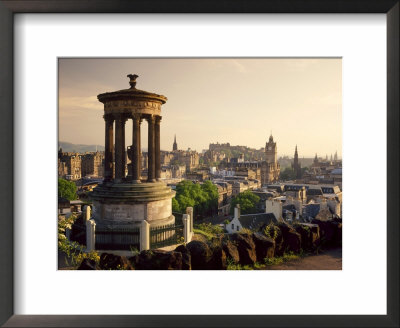 The Dugald Stewart Monument And View Over Princes St., Scotland, Uk by Roy Rainford Pricing Limited Edition Print image