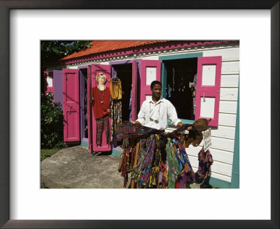 Small Colourful Boutique, Road Town, Tortola, British Virgin Islands by Ken Gillham Pricing Limited Edition Print image