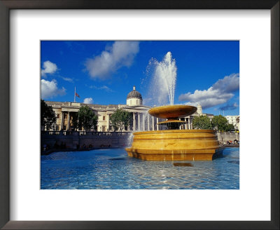 National Gallery, Trafalgar Square, London by John James Wood Pricing Limited Edition Print image