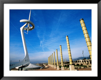 Santiago Calatrava Tower At Montjuich, Barcelona, Spain by Alfredo Maiquez Pricing Limited Edition Print image