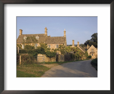 Road To Stanway Village, Cotswold Way Footpath, The Cotswolds, Gloucestershire, England by David Hughes Pricing Limited Edition Print image
