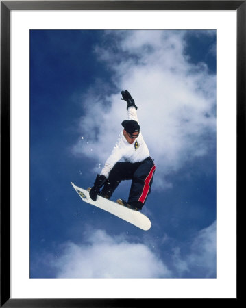 Man Snowboarding by Michael Gottino Pricing Limited Edition Print image