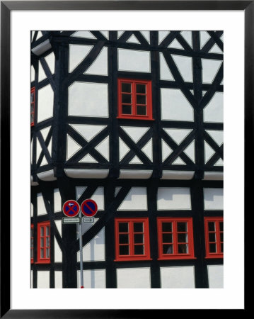 Half-Timbered House Of Medieval Town Erfurt, Thuringia, Germany by John Borthwick Pricing Limited Edition Print image