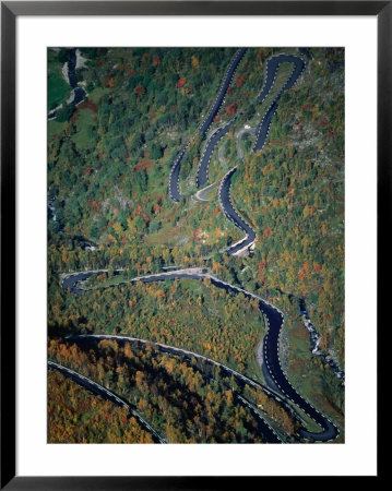 Switchbacks On Road 63 To Geirangerfjord, Geiranger, Norway by Anders Blomqvist Pricing Limited Edition Print image