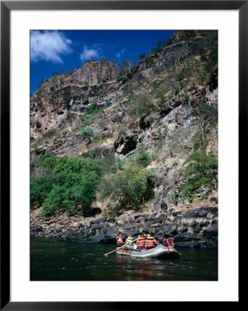 Rafting Down The Zambezi River Downstream From Victoria Falls, Batoka Gorge, Zambia by David Wall Pricing Limited Edition Print image