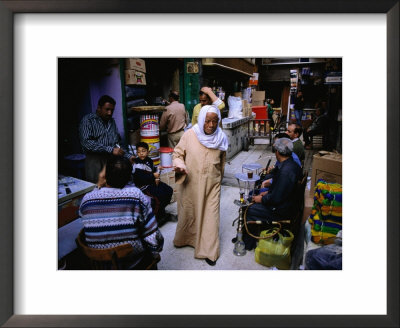Street Traders In Grand Bazaar Khan Al-Khalili, Cairo, Egypt by Mark Daffey Pricing Limited Edition Print image