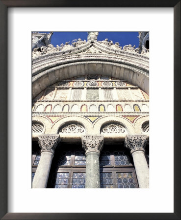 Detail Of St. Mark's Basilica, Venice, Veneto, Italy by Guy Thouvenin Pricing Limited Edition Print image