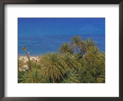 Aerial View Of Vai Beach And Palm Trees, Eastern Crete, Island Of Crete, Greece by Marco Simoni Pricing Limited Edition Print image