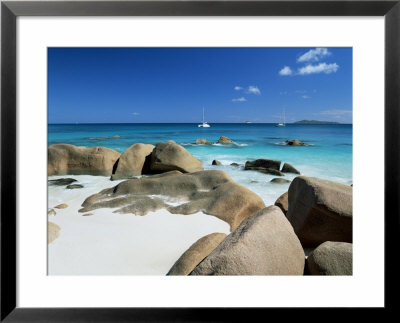 Beach, Anse Lazio, Praslin Island, Seychelles, Indian Ocean, Africa by Lee Frost Pricing Limited Edition Print image