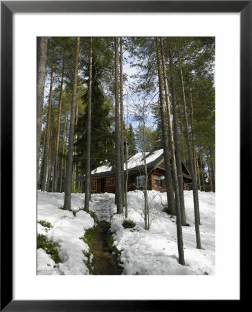 A Summer Holiday Cottage During The Spring Thaw, Kuihmo Province, Finland, Scandinavia by Jean-Luc Brouard Pricing Limited Edition Print image