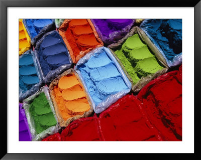 Colorful Dye For Sale On The Streets Of Kathmandu by Michael Melford Pricing Limited Edition Print image