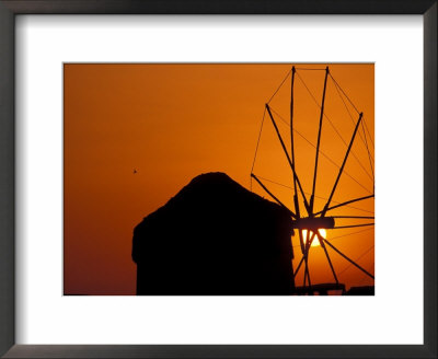 Mykonos Windmills, Greece by Walter Bibikow Pricing Limited Edition Print image