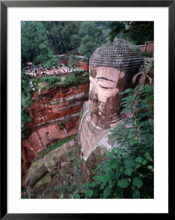 Grand Buddha, Carved Into Cliff Face Leshan, Yunnan, China by John Borthwick Pricing Limited Edition Print image