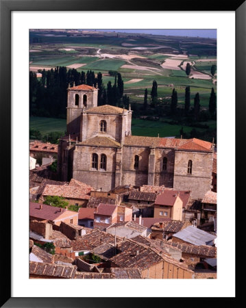 Penaranda De Duero Seen From Castillo, Burgos, Spain by Damien Simonis Pricing Limited Edition Print image