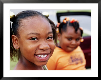 Portrait Of Two Young Girls, Tupelo, U.S.A. by Oliver Strewe Pricing Limited Edition Print image