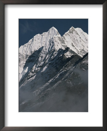 Scenic View Of Snow-Capped Mount Thamserku by Gordon Wiltsie Pricing Limited Edition Print image