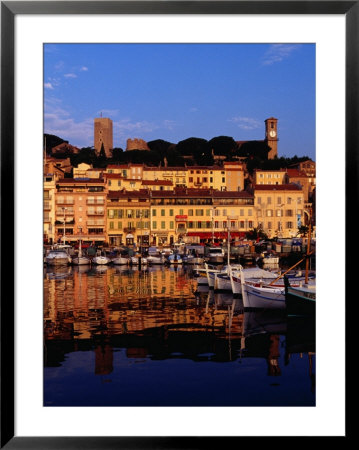 Eglise Notre Dame D'esperance Overlooking The Harbour At Dawn, Cannes, France by Richard I'anson Pricing Limited Edition Print image