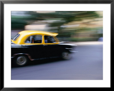 Calcutta Taxi, Kolkata, West Bengal, India by Greg Elms Pricing Limited Edition Print image